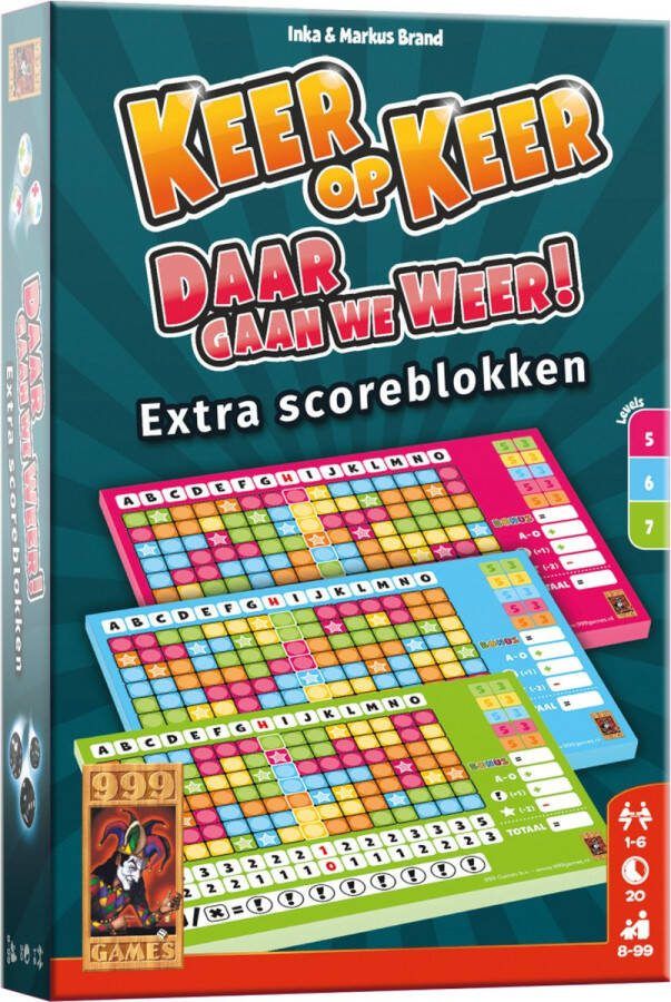 999 Games Keer op Keer Level 5-7 Scoreblokken 3 Stuks