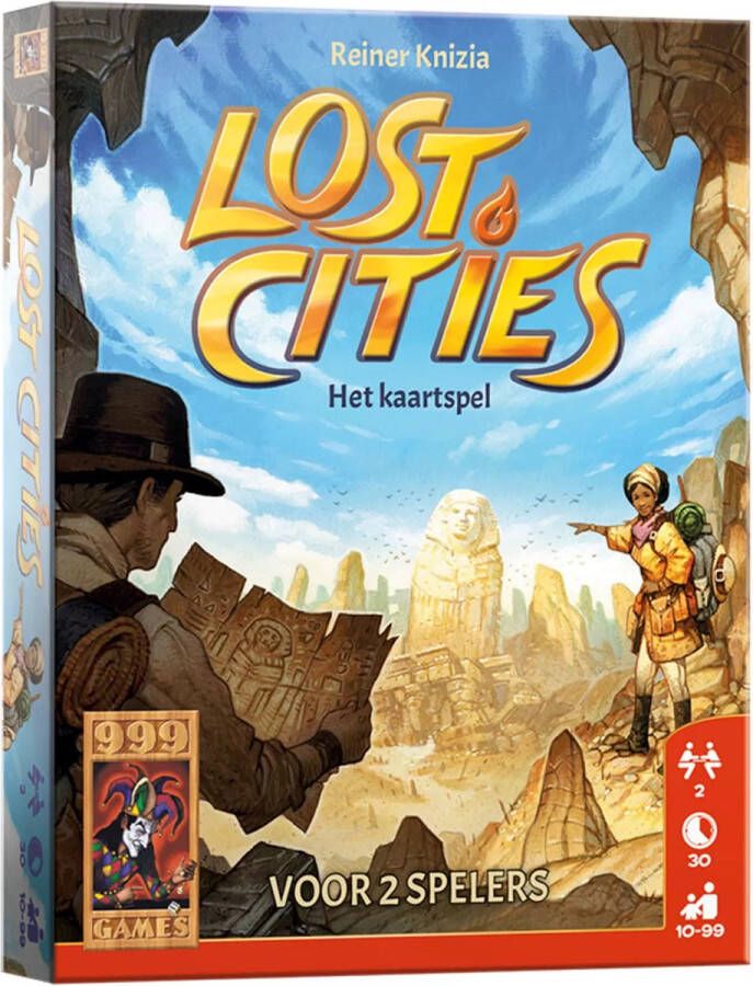 999 Games kaartspel Lost Cities 12 3 cm karton 61-delig (NL)