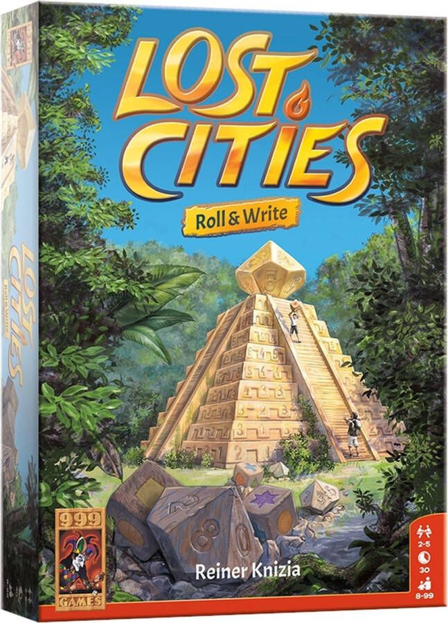 999 Games Lost Cities: Roll & Write Dobbelspel