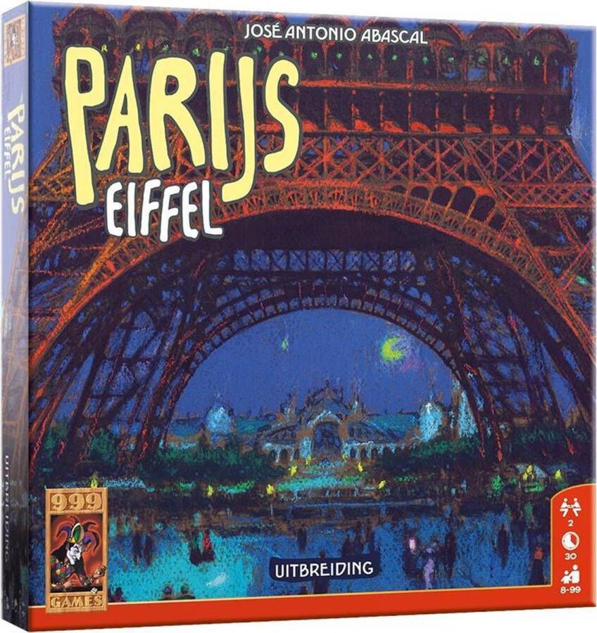 999 Games Parijs Uitbreiding Eiffel Bordspel