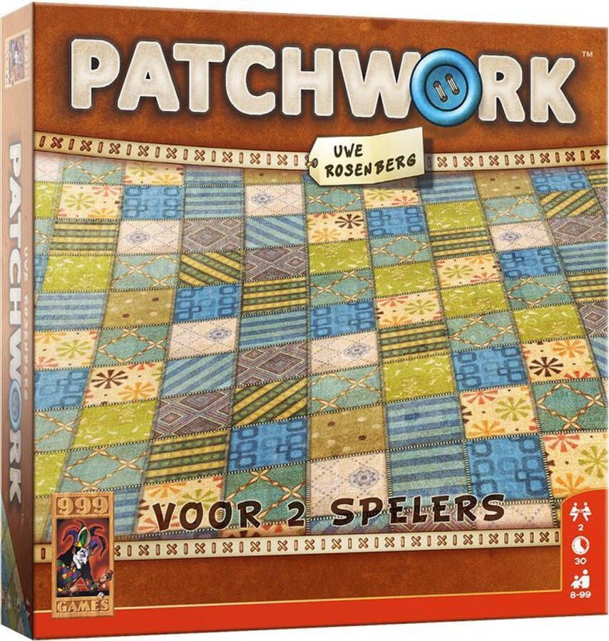 999 Games Patchwork Bordspel Voor 2 spelers Gezelschapsspel Kerstcadeau