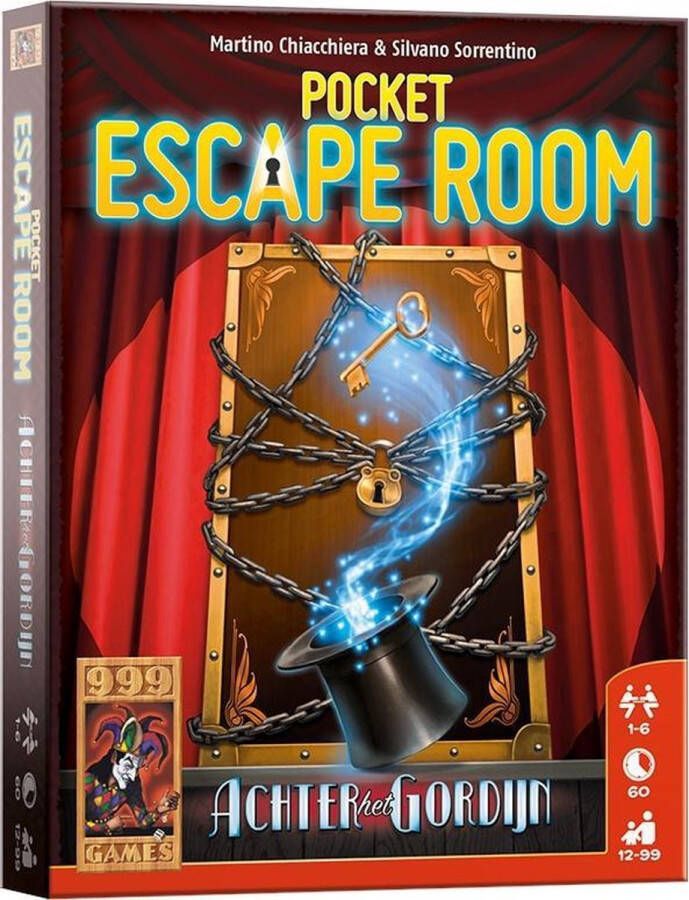 999 Games Pocket Escape Room: Achter het Gordijn Breinbreker