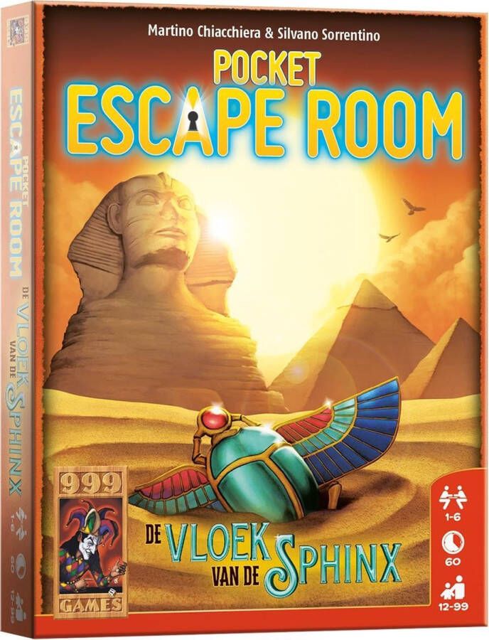 999 Games Pocket Escape Room: De Vloek van de Sphinx Breinbreker 12+