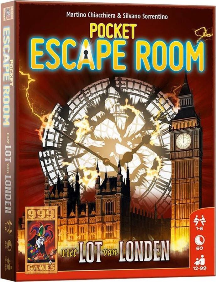 999 Games Pocket Escape Room: Het lot van Londen Breinbreker