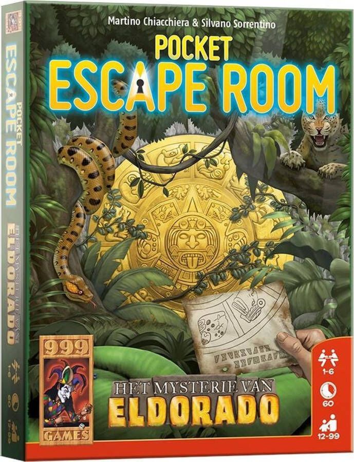 999 Games Pocket Escape Room: Het Mysterie van Eldorado Breinbreker