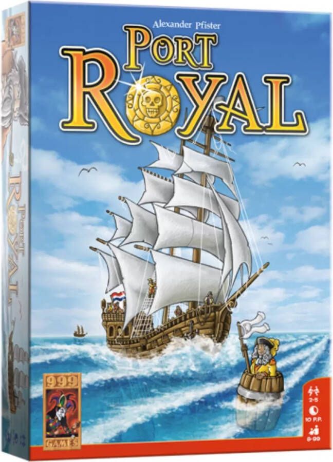 999 Games Port Royal Kaartspel Snel & Uitdagend Gezelschapsspel Actiespel Klein cadeautje Kerstcadeau