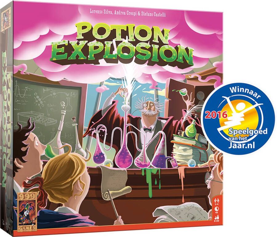 999 Games Potion Explosion Bordspel Vernieuwde versie Gezelschapsspel Familiespel Kerstcadeau