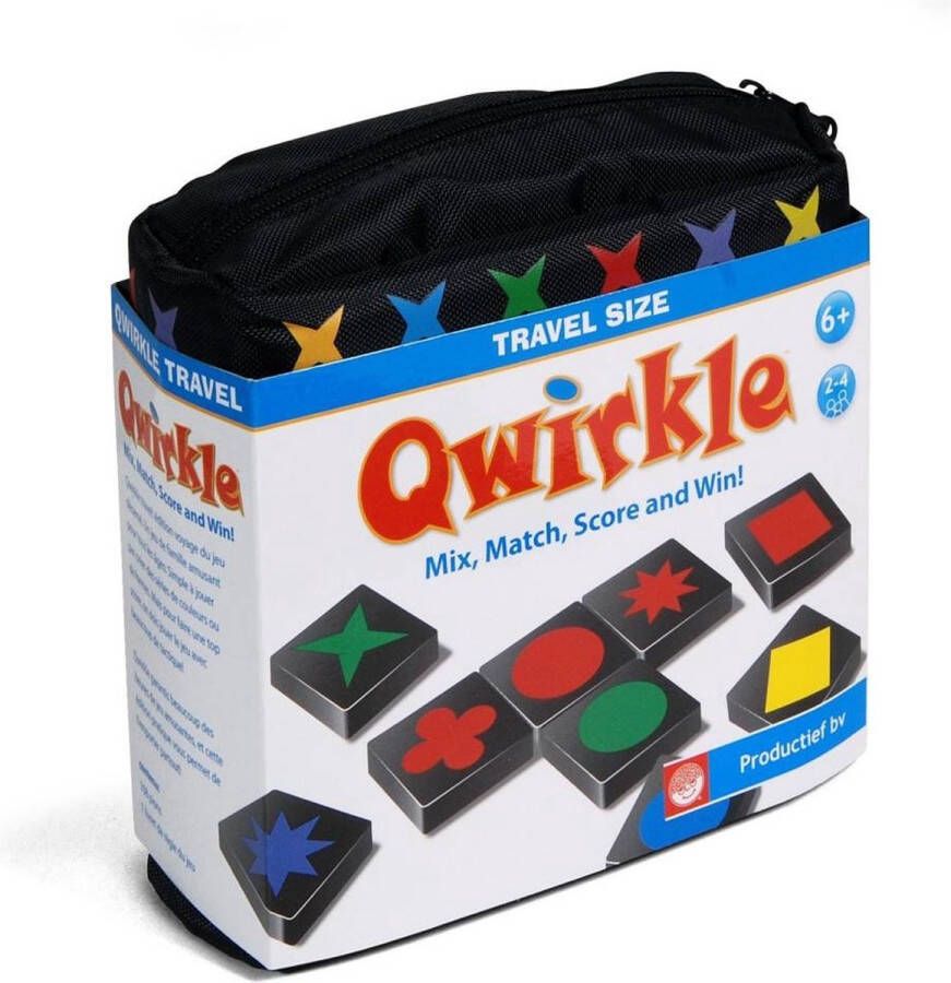 999 Games Qwirkle Reiseditie Bordspel Sinds 2007 meer dan 15 spellenprijzen gewonnen Familiespel Gezelschapsspel Educatief spel Klein cadeautje Kerstcadeau