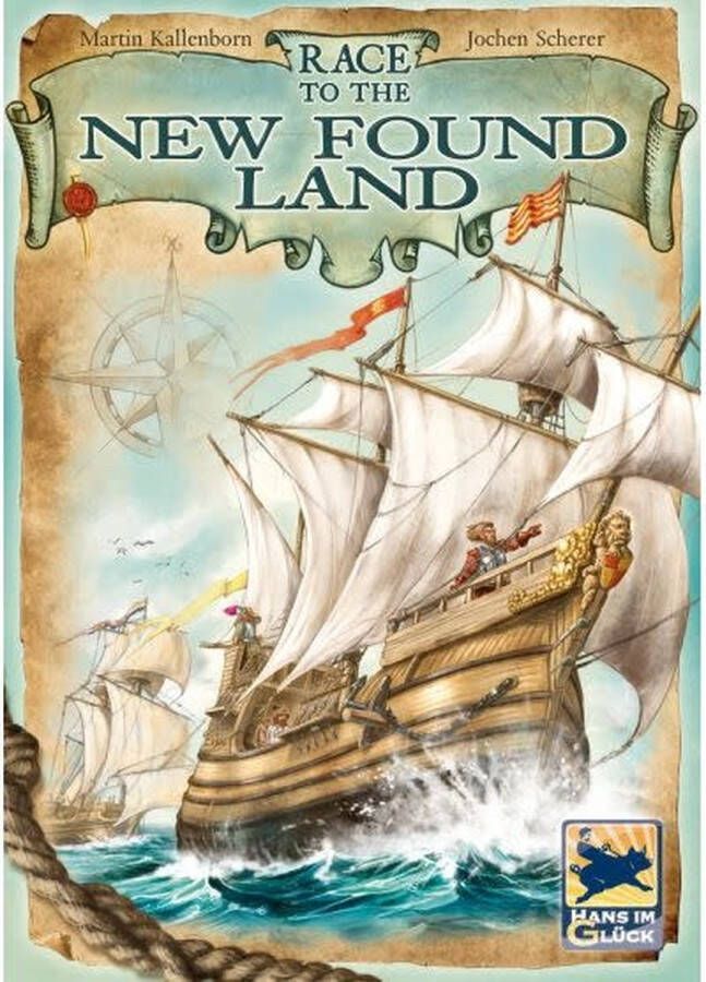 999 Games Race to the New Found Land Bordspel