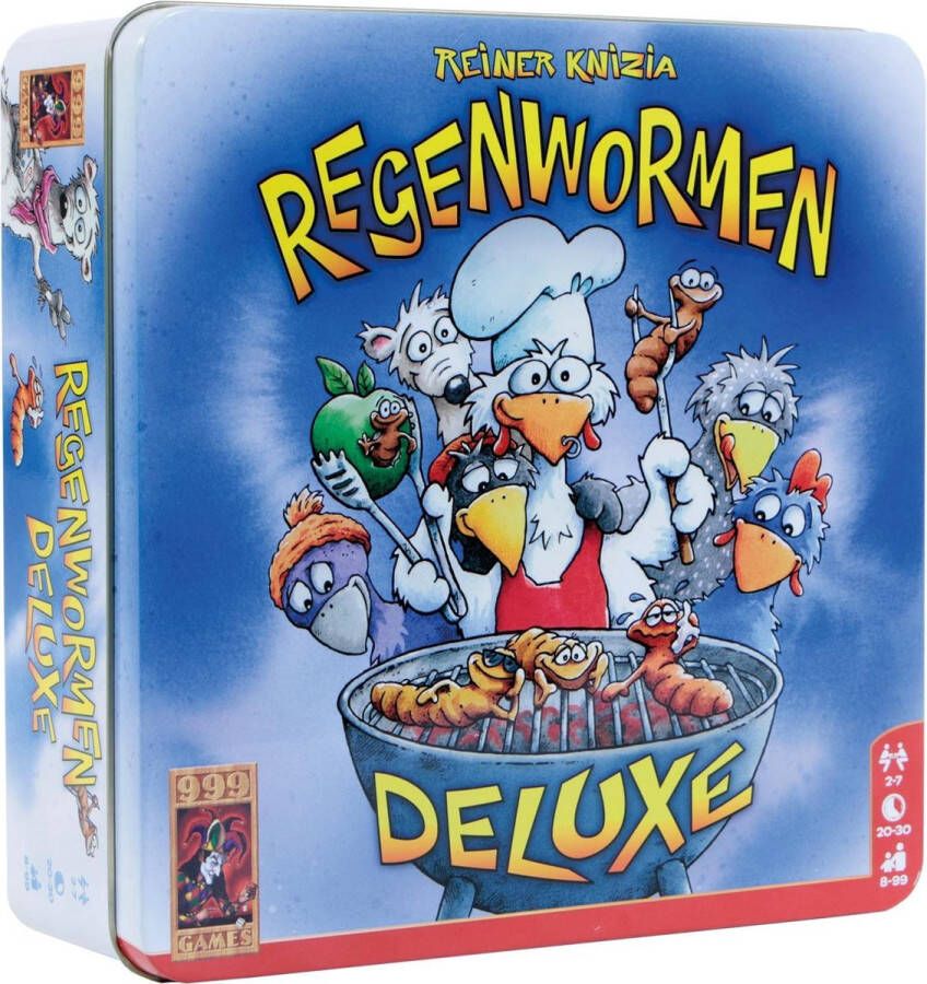 999 Games Regenwormen Deluxe tin Dobbelspel