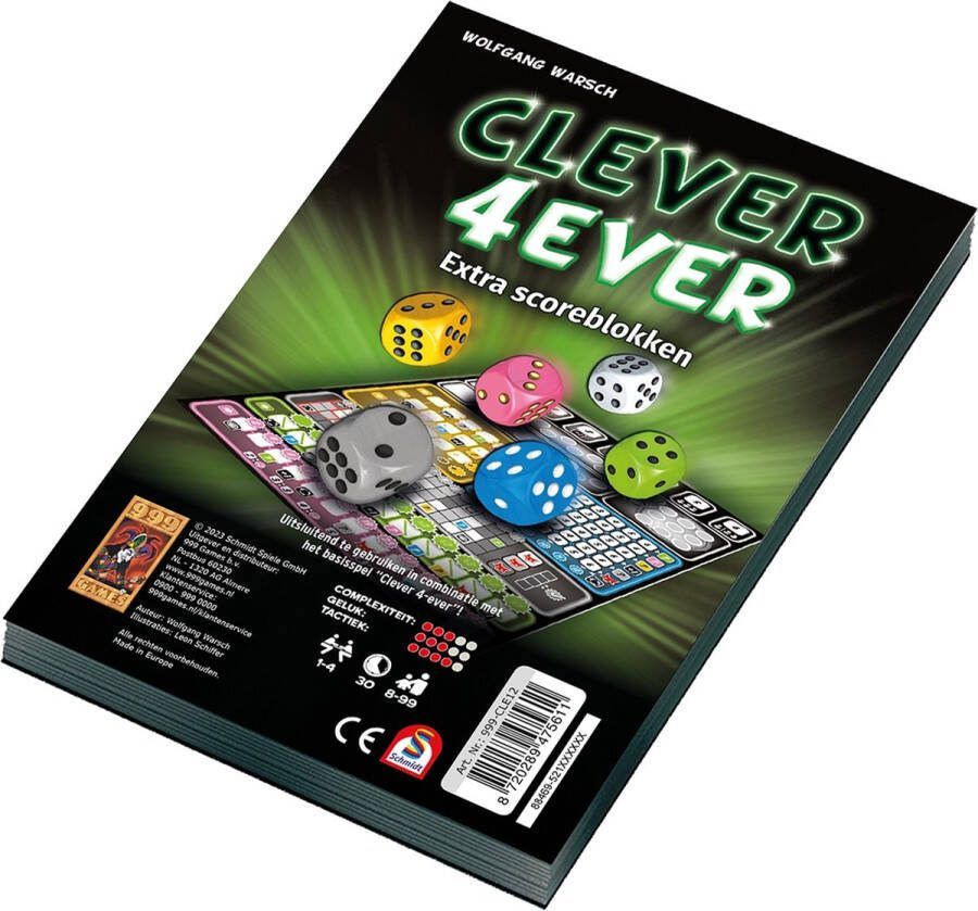 999 Games Scoreblokken Clever 4Ever Accessoires