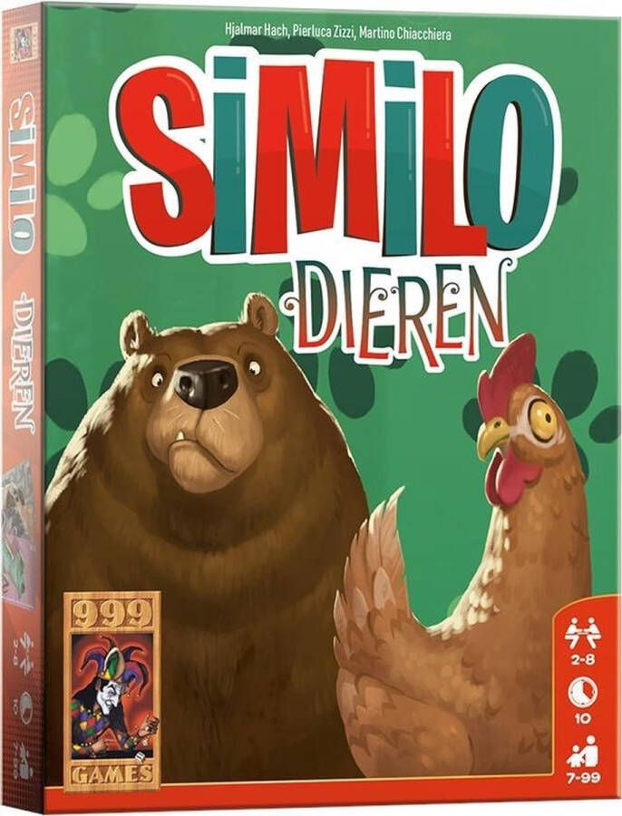999 Games Similo: Dieren Kaartspel