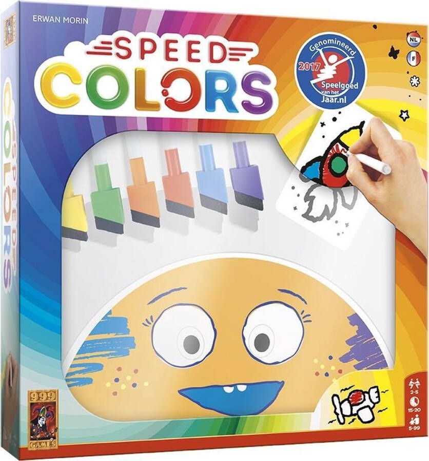 999 Games Speed Colors Kaartspel