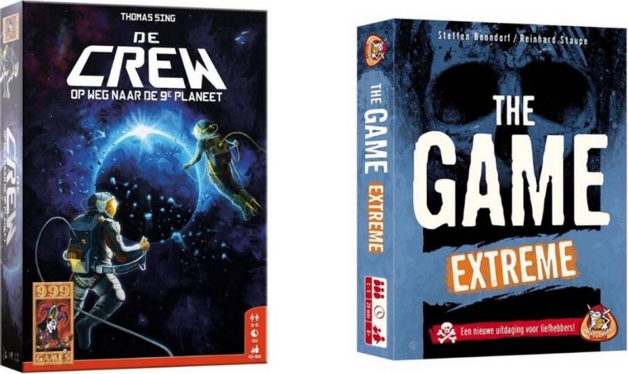 999 Games Spellenbundel Kaartspellen 2 Stuks De Crew & The Game Extreme