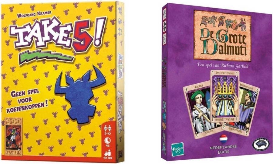 999 Games Spellenbundel Kaartspellen 2 Stuks Take 5! & De Grote Dalmuti