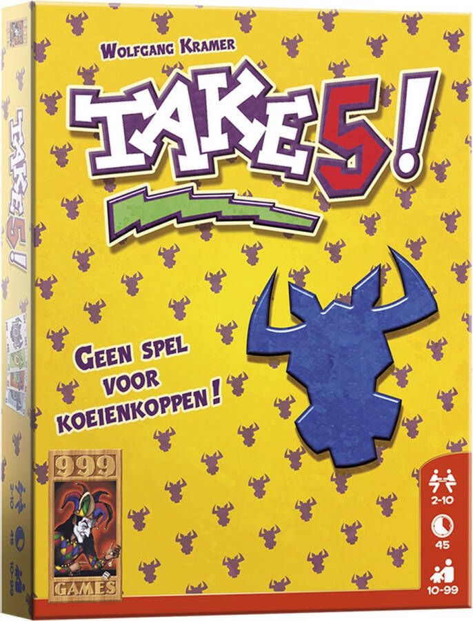 999 Games Take 5! Kaartspel Leuk voor grotere groepen Familiespel Gezelschapsspel Educatief spel Klein cadeautje Kerstcadeau