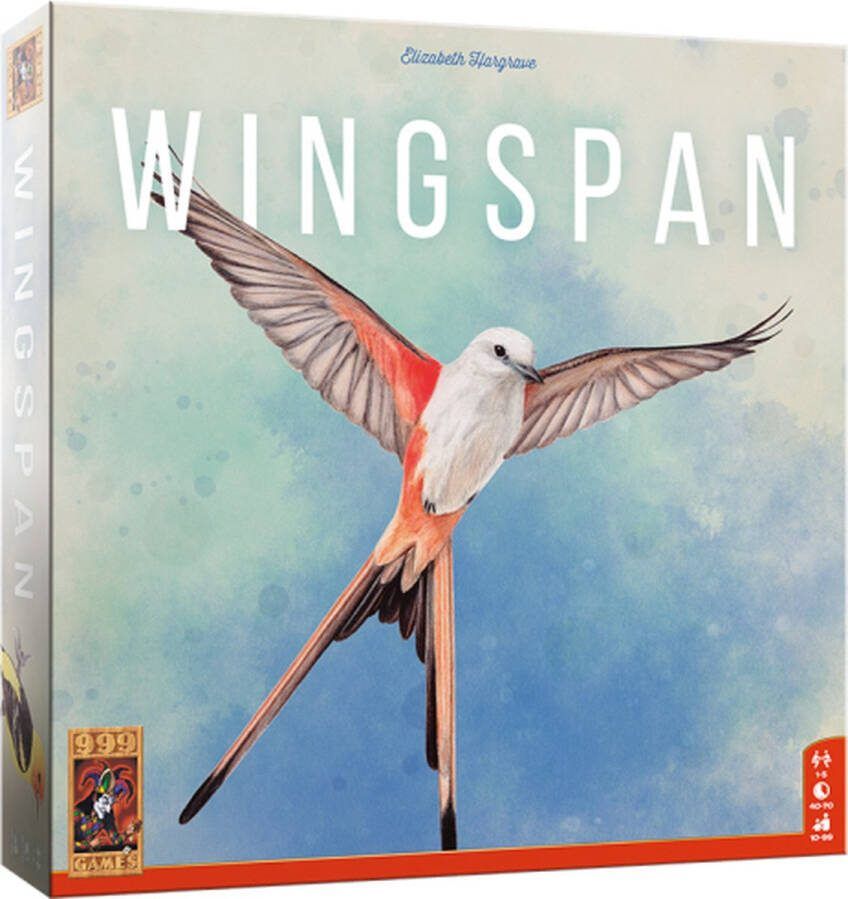 999 Games Wingspan Bordspel Prachtig vormgegeven Ook voor 1 speler Gezelschapsspel Kerstcadeau