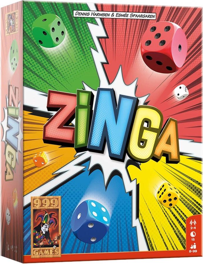 999 Games Zinga Spel 6102054 Bordspel