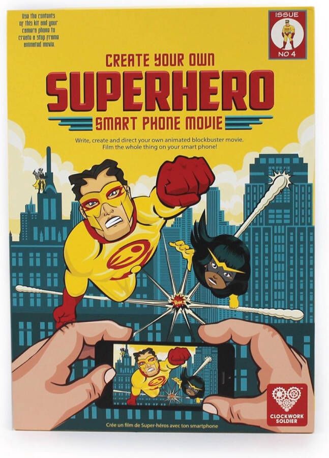 A Clockwork Soldier collection Ontwerp je eigen Superhero Smarttelefoon Movie (Create your Own Superhero Smartphone Movie by Clockwork Soldier)