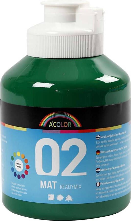 A-Color acrylverf 500 ml donkergroen