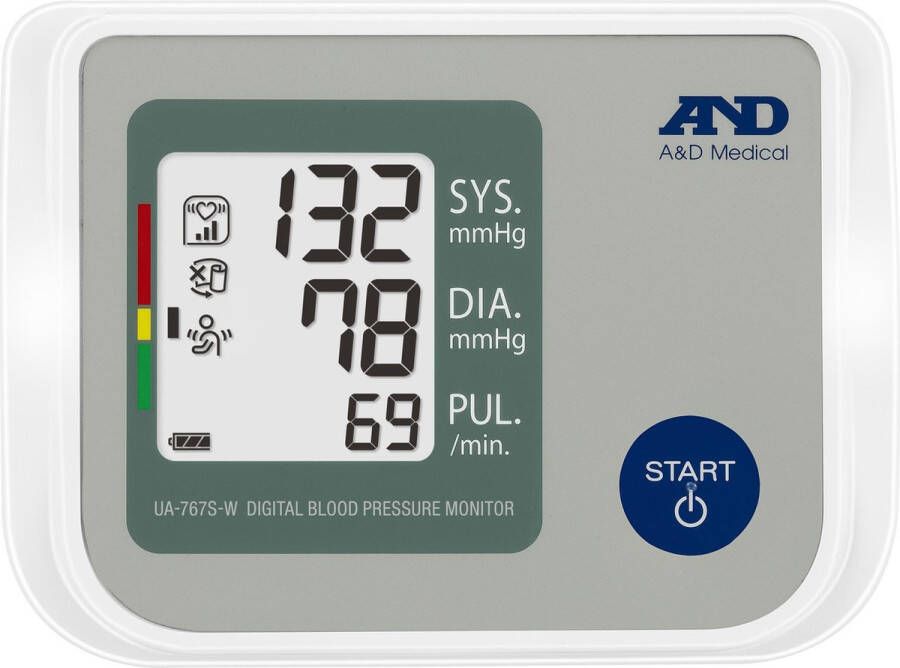 A&D Medical UA-767s-w Bloeddrukmeter Bovenarm