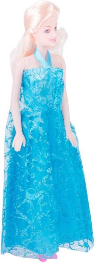 A&K Toys Modepop Prinses 29 cm Blauw