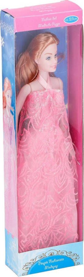 A&K Toys Modepop Prinses 29 cm Roze