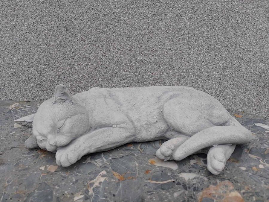 A&S Estates Tuinbeeld slapende poes