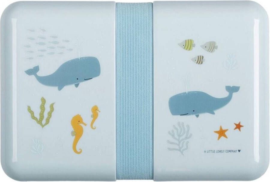 A Little Lovely Company Broodtrommel Lunch box: Oceaan |