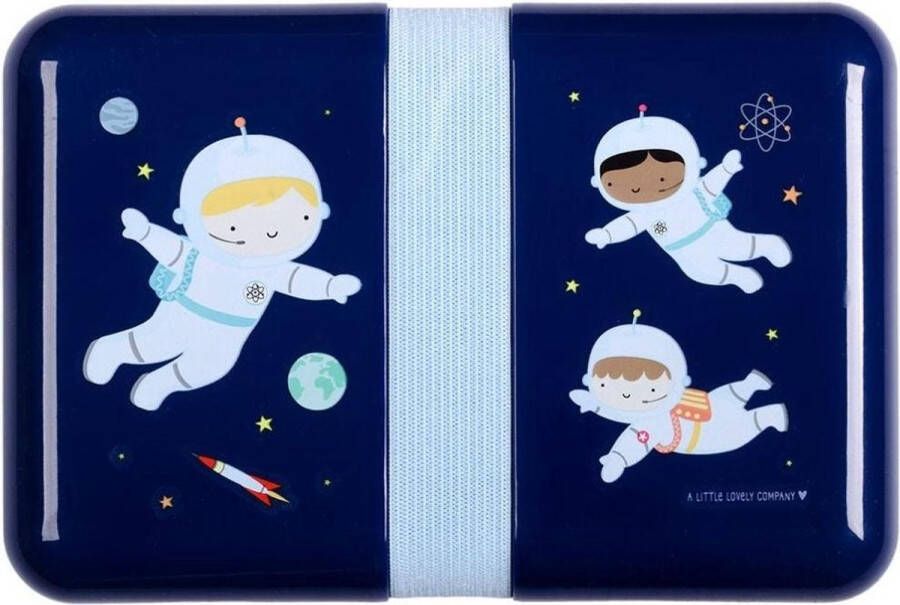 A Little Lovely Company Broodtrommel Lunchbox Astronauten|