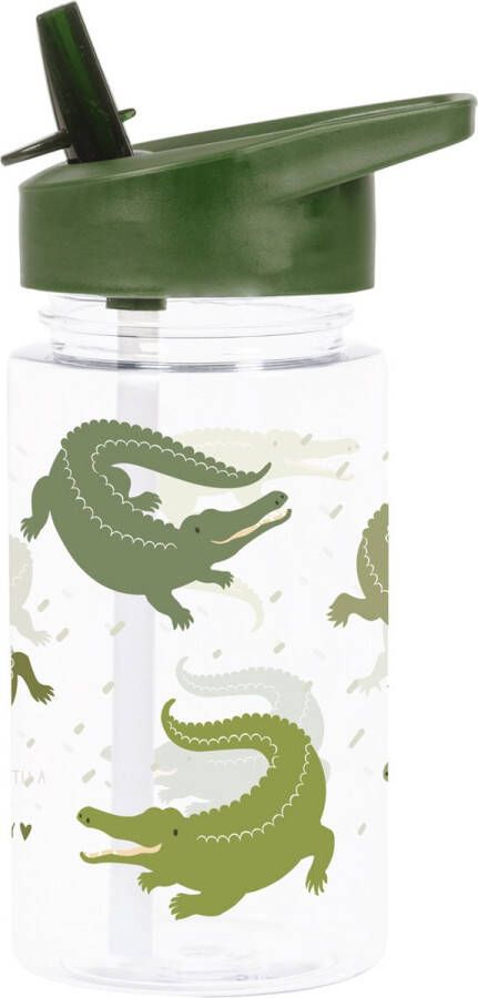 A Little Lovely Company -Drinkfles drinkbus Krokodillen
