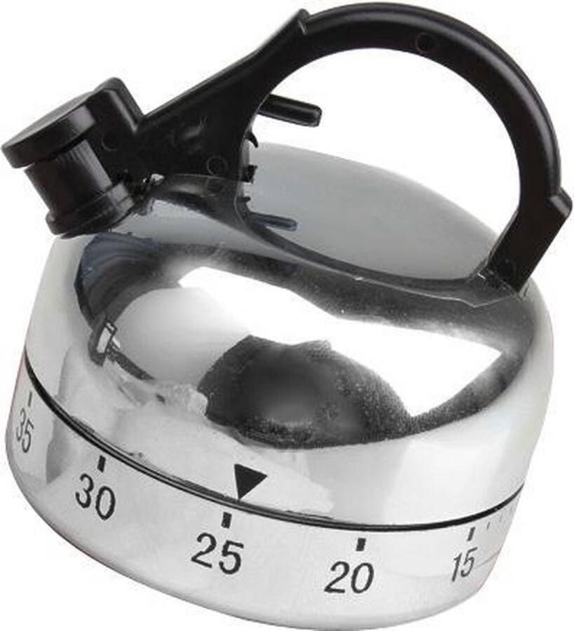 AA Commerce RVS Fluitketel Kookwekker Keuken Timer Theepot Keukenwekker Egg Timer