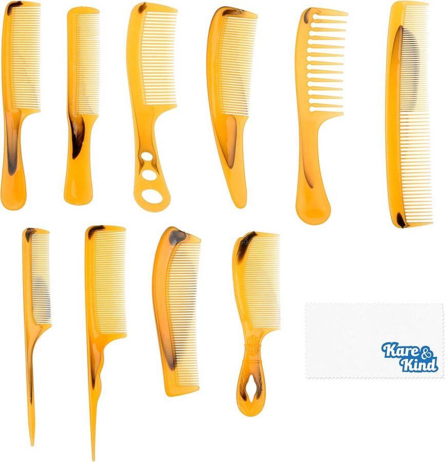Aa kammen set -Professionele stylingkammenset 10 stuks