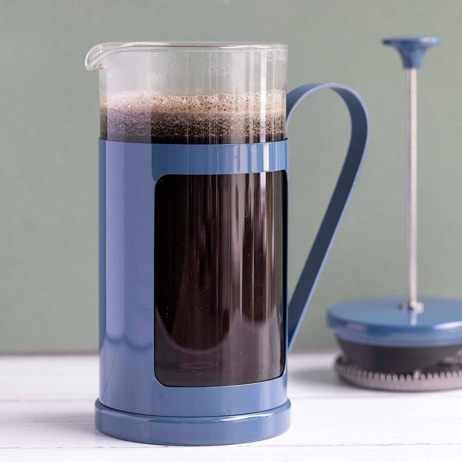 Aa koffiezetappar t- dr gbare cafetière met drievoudige filters- hittebestendig glas met roestvrijstalen 1000 Milliliter