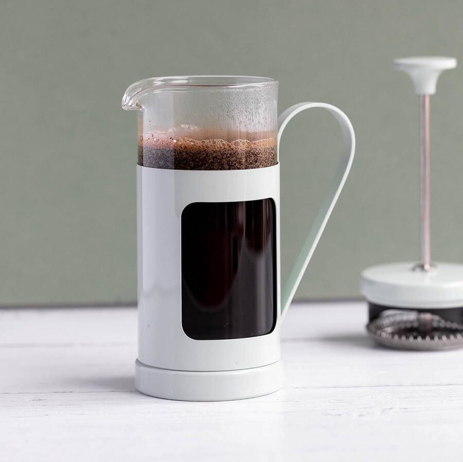 Aa koffiezetappar t- dr gbare cafetière met drievoudige filters- hittebestendig glas met roestvrijstalen 350 Milliliter