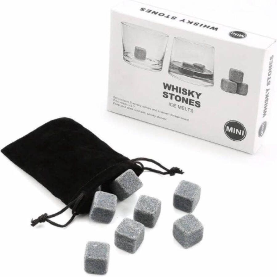 A.A Productions Whiskey Stenen Set 9 stuks Whisky stones Natuursteen Stenen Premium en Luxe artikelen