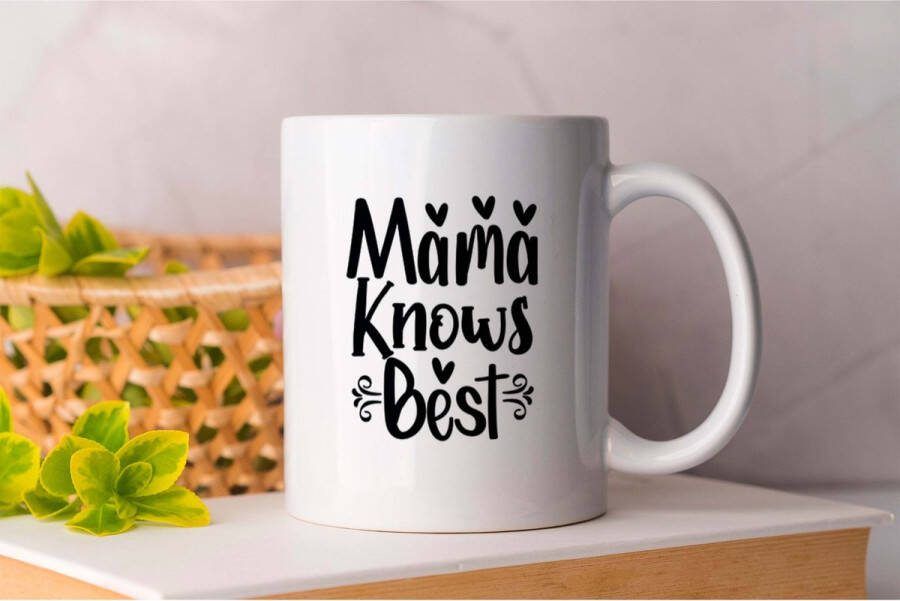 AAA+ Mok Mama Knows Best Mom Moeder Power Mom WomanPower Single Mom Single Vrouw BossMom Gift Geschenk Cute