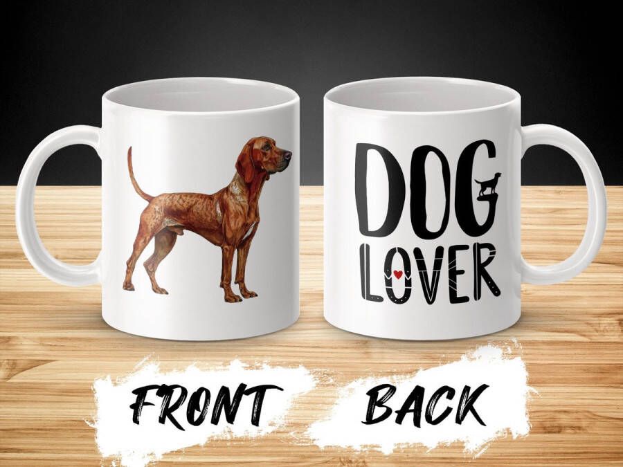 AAA+ Mok Redbone Coonhound dog Hond dog lover