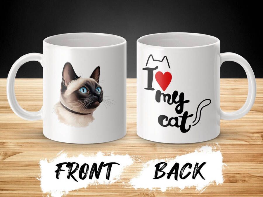 AAA+ Mok Siamese cat kat I love my cat lovers katten