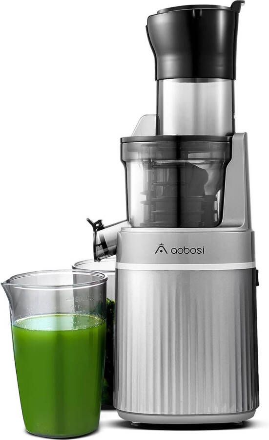AAOBOSI Slowjuicer Grote Opening 80 mm BPA-vrij 230 Watt