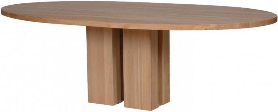 ABC Kantoormeubelen Vergadertafel Dehli breed 240CM diep 130CM bladkleur Blank Matlak