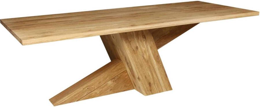 ABC Kantoormeubelen Vergadertafel Manilla breed 240CM diep 130CM bladkleur White Oak Matlak