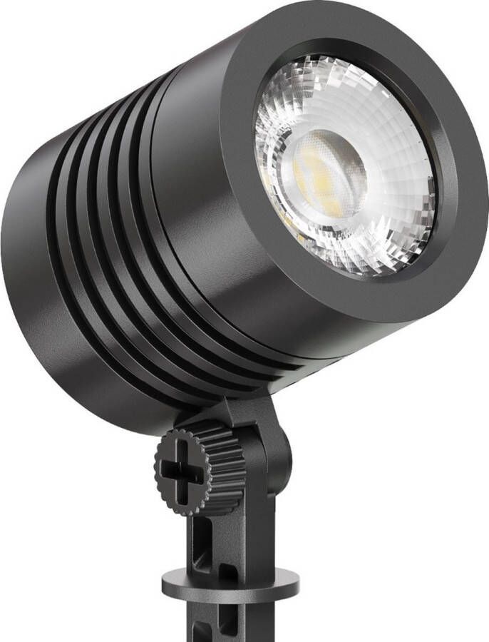 ABC-Led 230V grondspot Met stekker Koud wit 4W 188mm