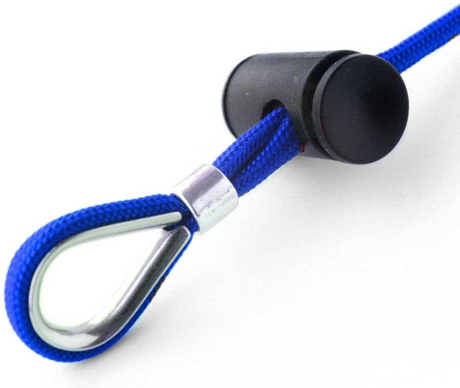 ABC-Led 2x Bevestigingsclip met Veer voor paracord 23mm rond