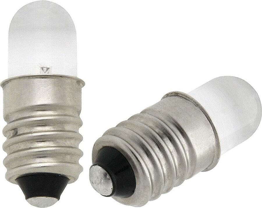 ABC-Led E10 LED lamp 3V Koud wit