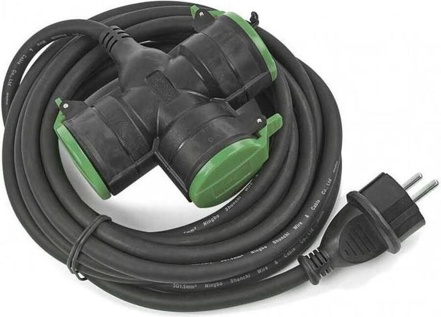ABC-Led Waterdichte verlengsnoer 3 voudig 5 meter