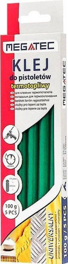 ABC-Led Lijm patroon Groen 200mm 5 stuks