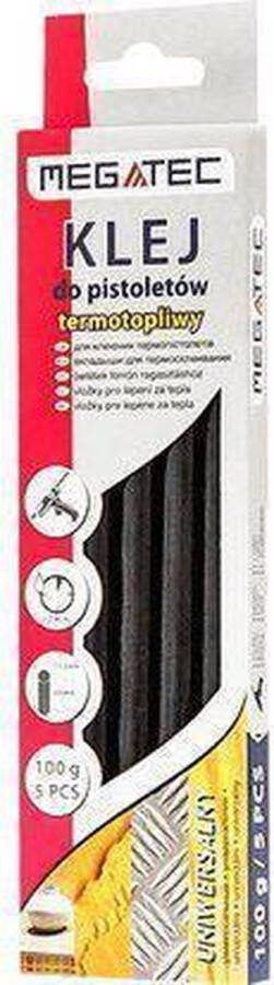 ABC-Led Lijm patroon Zwart 11mm 5 stuks