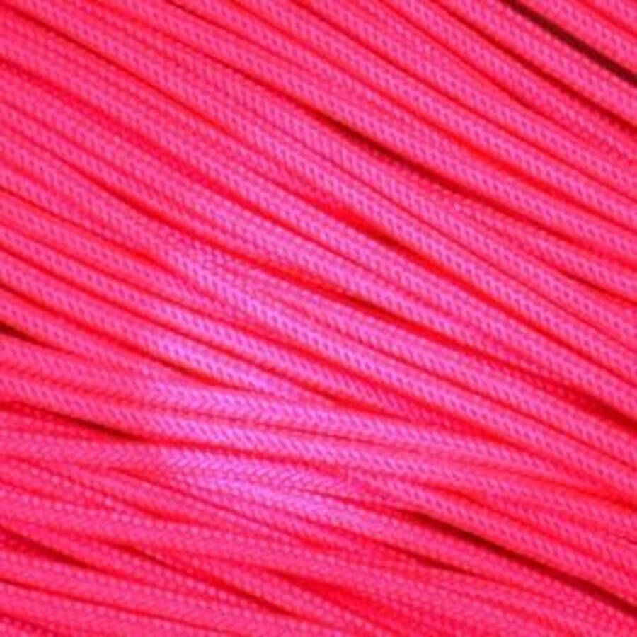 ABC-Led Rol 100 meter Neon Pink Paracord 550 #12