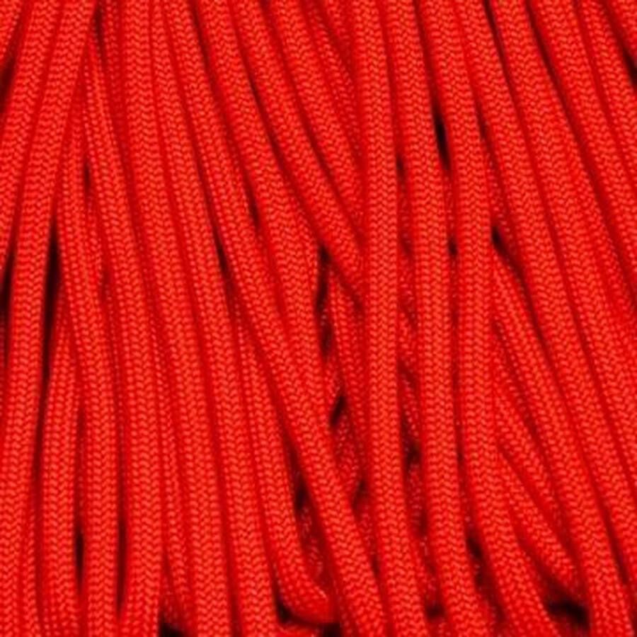 ABC-Led Rol 100 meter Red Paracord 550 #6